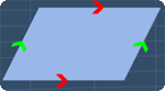 a parallelogram has 2 pairs of parallel sides