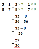 answer is 27/56